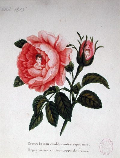 マリー=ルイーズ(1791-1847)と息子のローマ王(1811-32) 作： French School