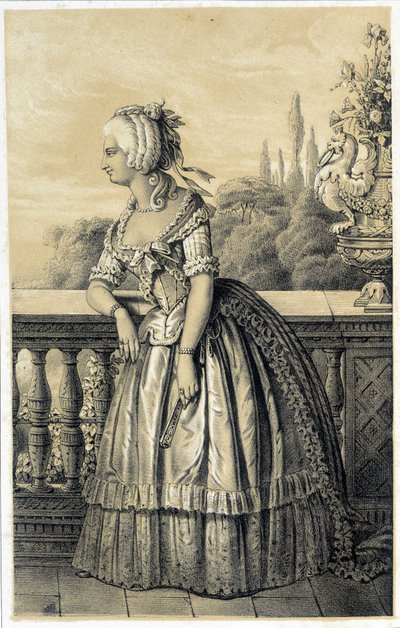 ランバルの王女マリー・テレーズ・ド・サヴォワ・カリニャン（1749～1792年） - アルベール・モーラン編『Galerie historique de la Revolution Française』（1843年、パリ）所収 作： French School