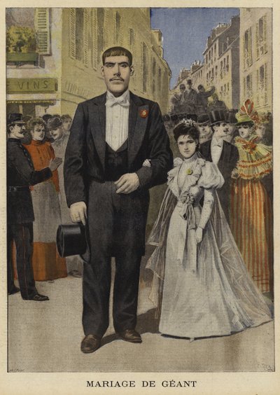 巨人の結婚、パンタン、フランス、1897 作： French School
