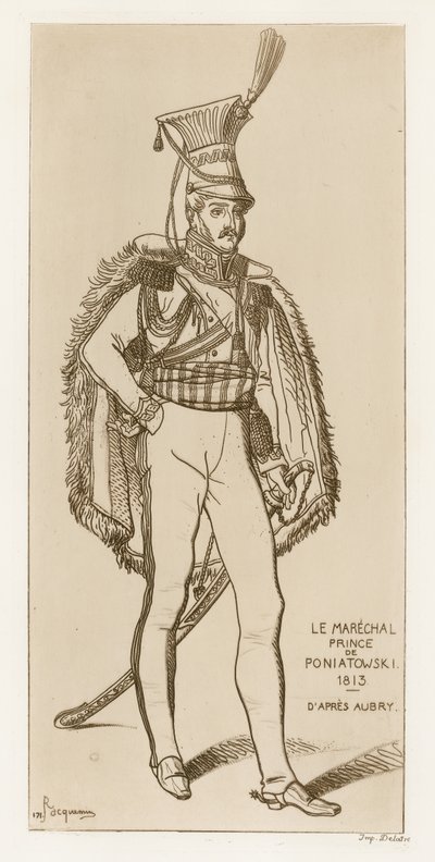 ポニアトフスキー元帥、1813年 作： French School