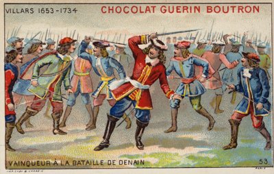 ドナインの戦いに勝利したヴィラール元帥（クロモリト 作： French School
