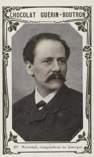 Massenet、音楽作曲家（カラー写真） 作： French School