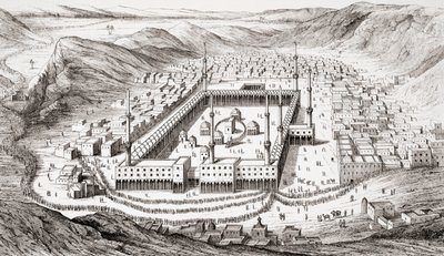 メッカ（サウジアラビア）、1860年頃ストラスブールで出版された『L