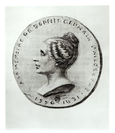 ソフィージェルマン（1776-1831）を描いたメダル 作： French School