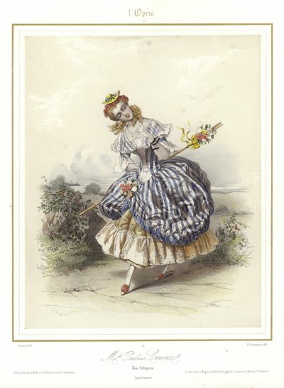 Pas Villageois de lOperaのPauline Leroux嬢 作： French School