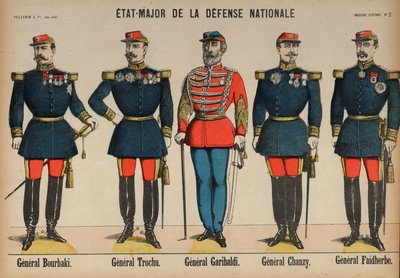 普仏戦争時のフランス陸軍参謀本部員 作： French School