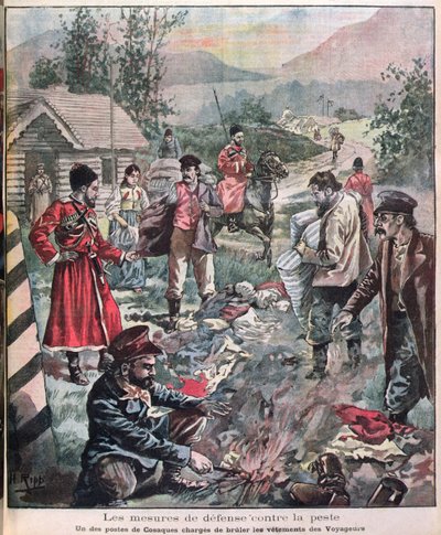 疫病を防ぐ方法、ルプチジャーナル、1898年 作： French School