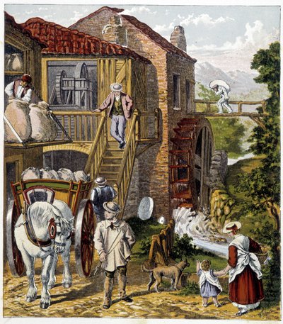 Meunier - "Magazine des petits enfants: les Métiers", ed. Hachette, n.d., c.1900に掲載。 作： French School