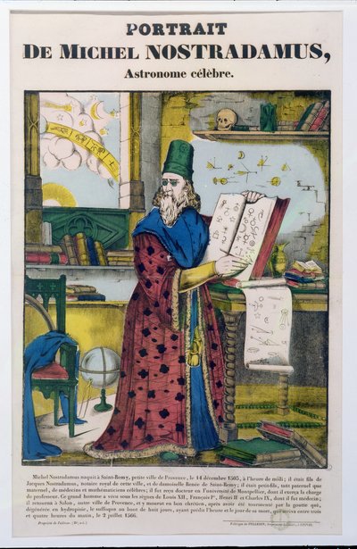 マイケルノストラダモ（ノストラダムス）（1502-66）c.1840 作： French School