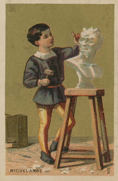 イタリアのアーティスト、ミケランジェロ 作： French School