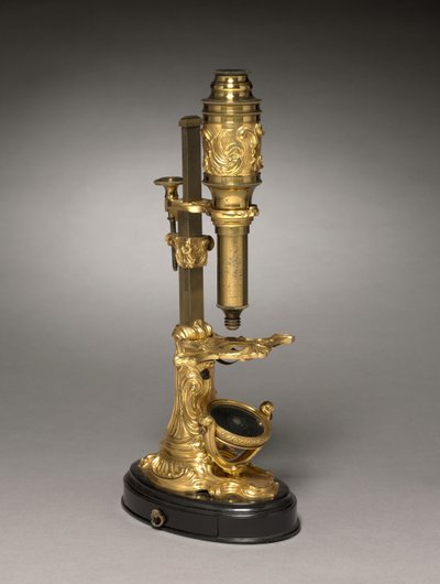 顕微鏡、c.1745-1765 作： French School