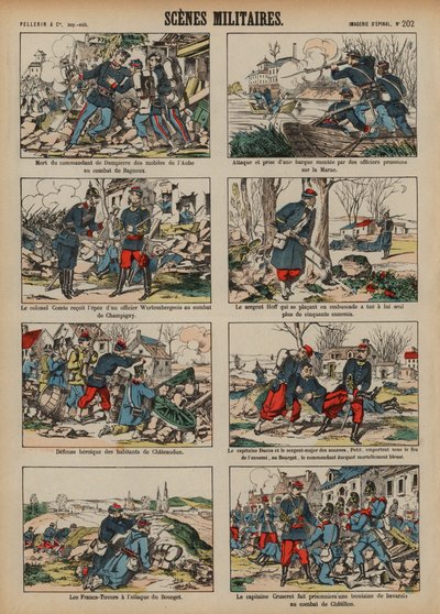 普仏戦争の軍事シーン 作： French School