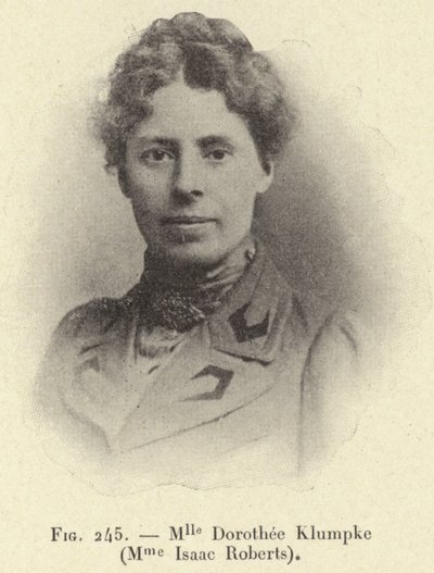 Mlle Dorothee Klumpke (Mme Isaac Roberts) (エングレーヴィング) 作： French School