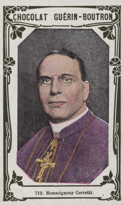 Monseigneur Cerretti（カラー写真） 作： French School