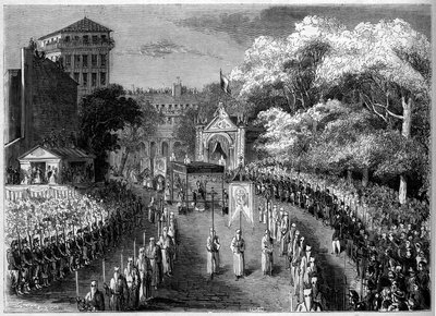 モンシニョール・パトリス・クリュイス（1815年生まれ）、マルセイユ（ブーシュ・デュ・ローヌ）の新イヴェント。 作： French School