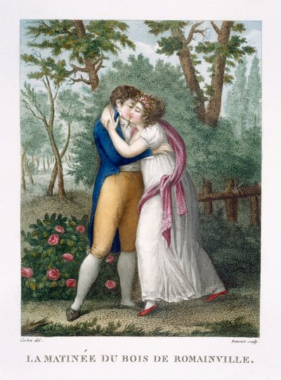 ロマンヴィルの朝、1816年頃 作： French School
