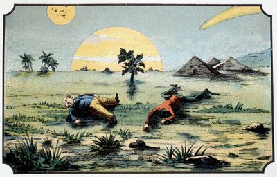 バブーリフィシェ氏とパパボインが地球に戻ってくる - "Journey in Moon "にて 作： French School