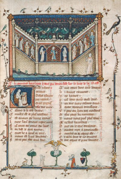 Ms 101 fol.5ローマの薔薇 作： French School