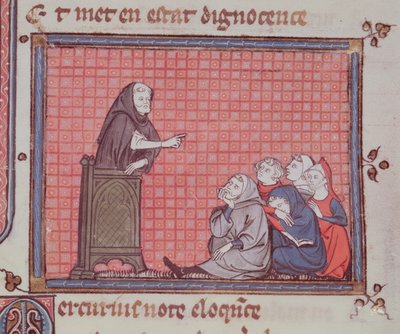 Ms 1044 fol.67 Chretien Legouaisによって書かれたOvide Moraliseの説教 作： French School
