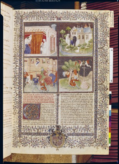 Ms 3479 t.1 f.1ランスロットの物語と聖杯の探求、Livre de Messire Lancelot du Lac 作： French School