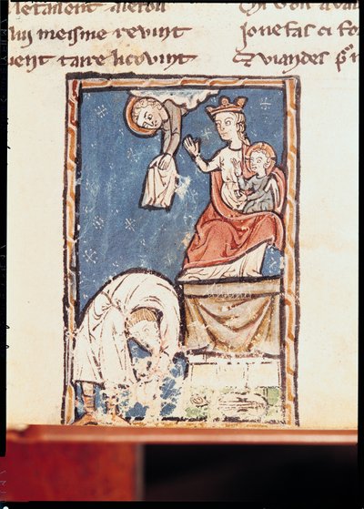 Ms 3516 f.127ノートルダムのジャグラー 作： French School