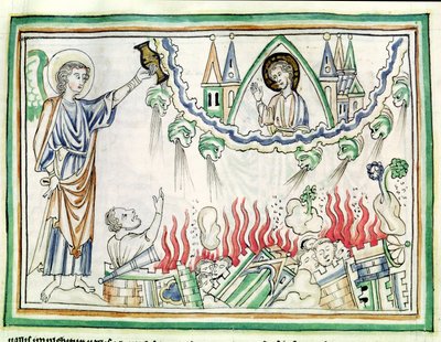 Ms 422 fol.77バビロンの破壊 作： French School