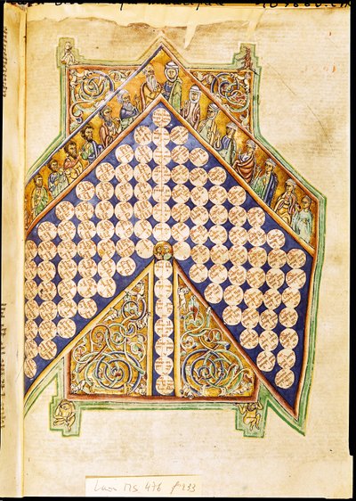 Ms 476 fol.233聖書のページ 作： French School