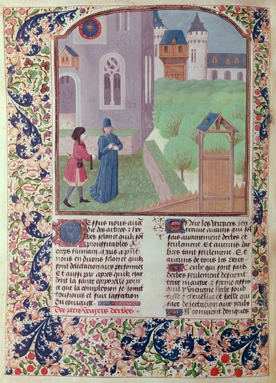 Ms 5064 f.202vオーチャード、Pietro de Crescenzi（1230-132021）によるLe Livre des Prouffitz Champestresのイラスト 作： French School