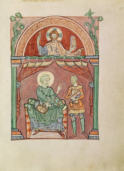 MS 72 fol。 97フェリシアンとの聖論争 作： French School