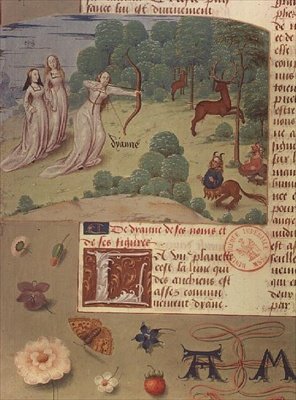 Ms Fr 9197 fol.140v ダイアナの狩猟（Livre des Eschecs D