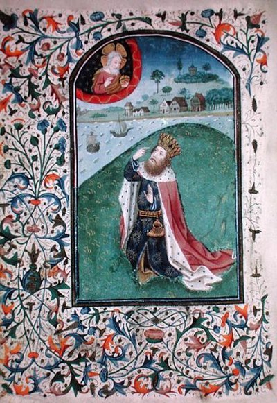 Ms.Gen 288 f.131v ヴィジョン、1460年頃（ヴェラム 作： French School