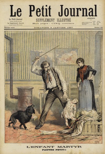 幼児の殺害、フランス、1897 作： French School