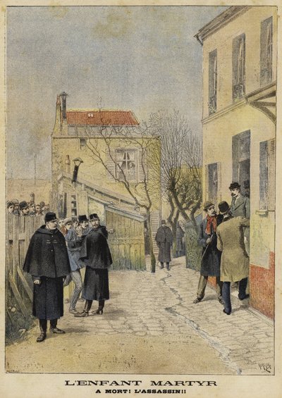 幼児の殺害、フランス、1897 作： French School