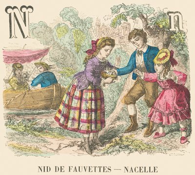 N：ウグイスの巣-キャリーコット 作： French School