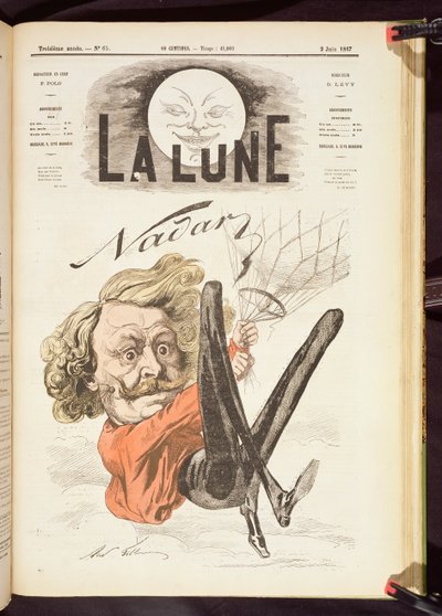 1867年6月に発行されたラルーンのNadar（1820-1910）タイトルページ 作： French School
