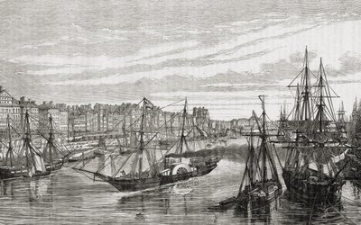 18世紀のフランス、ナント、ルイブラン（1811-82）の「歴史革命フランチャイズ」から、シャルルモーランド（fl.1863-81）1847-62によって彫刻 作： French School