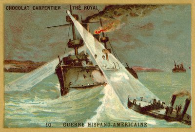 米西戦争での海戦 作： French School