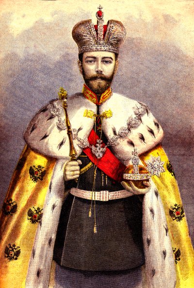 ニコライ2世、ロシア皇帝 作： French School