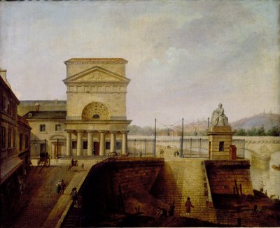 1860年以前の、イエナ橋近くのノルマンディーバリア 作： French School