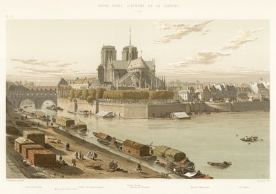 ノートルダムレヴェッシュと回廊、1750 作： French School