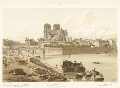 ノートルダムレヴェッシュと回廊、1830年 作： French School