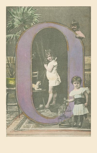 O：3人の子供、1つのケージ 作： French School