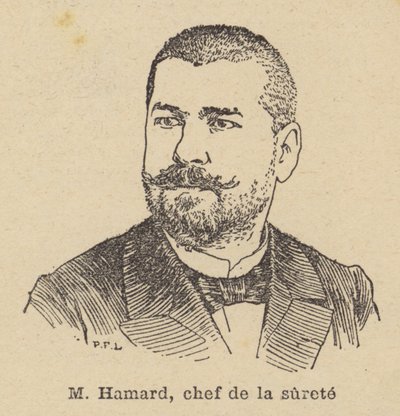 パリ警察長、オクターブ・ハマール 作： French School