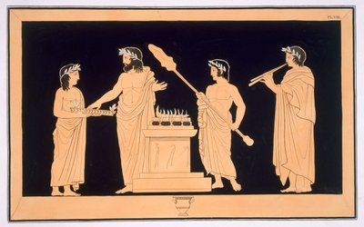 祭壇での供物、1808-10公開 作： French School