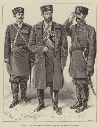 警察官（彫刻 作： French School