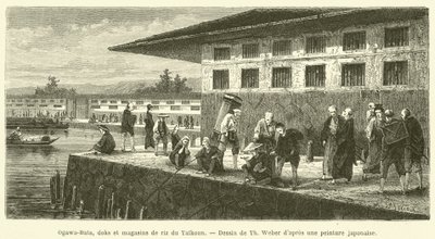 小川端、太公望のドクと米屋（彫刻 作： French School