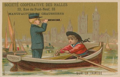 テムズ川 作： French School