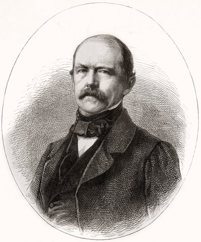 1866年、LUniversIllustré出身のOtto Eduard Leopold、プリンスオブビスマルク、ラウエンブルク公爵 作： French School