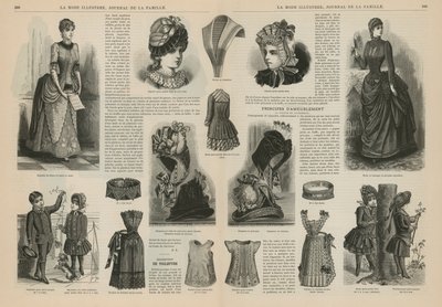 La Mode Illustreeのページ 作： French School