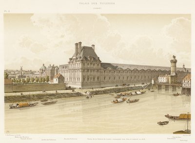 チュイルリー宮殿、1640 作： French School